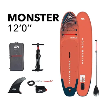 Aqua Marina MONSTER 12'0" felfújható all-around SUP, BT-23MOP, narancssárga, 366 × 84 × 15 cm