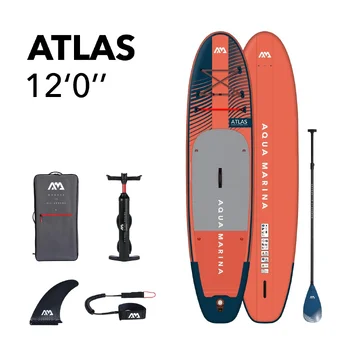 Felfújható SUP Aqua Marina ATLAS 12'0", BT-23ATP, narancssárga, 366 x 86 x 15 cm