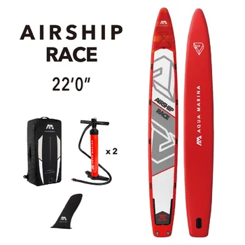 Felfújható SUP Aqua Marina Airship Race 22’0″, BT-20AS, piros, 670 x 87 x 20 cm
