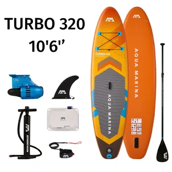 Aqua Marina felfújható motoros SUP TURBO 320 10'6", narancssárga, 320 × 81 × 15 cm, AMGO-320PFS